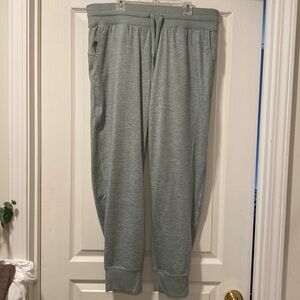 American Eagle L Heather Green Joggers